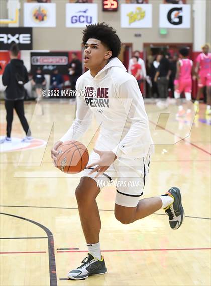 Thumbnail 3 in San Ysidro (CA) vs. Perry (AZ) - (Hoophall West) - Warmups and Intros photogallery.