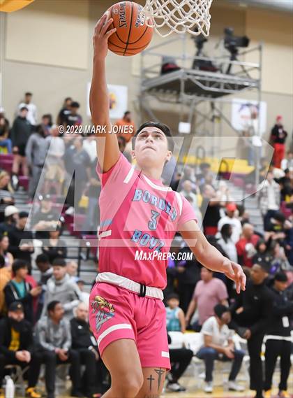 Thumbnail 1 in San Ysidro (CA) vs. Perry (AZ) - (Hoophall West) - Warmups and Intros photogallery.