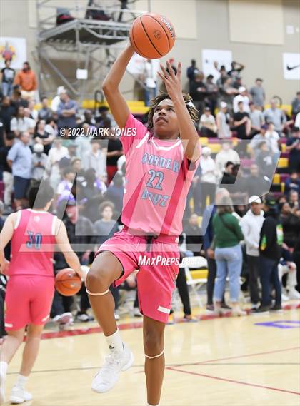 Thumbnail 1 in San Ysidro (CA) vs. Perry (AZ) - (Hoophall West) - Warmups and Intros photogallery.