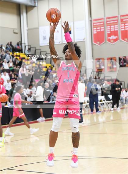 Thumbnail 1 in San Ysidro (CA) vs. Perry (AZ) - (Hoophall West) - Warmups and Intros photogallery.