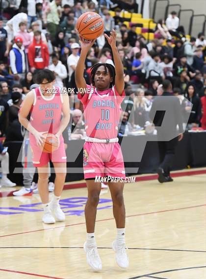 Thumbnail 1 in San Ysidro (CA) vs. Perry (AZ) - (Hoophall West) - Warmups and Intros photogallery.
