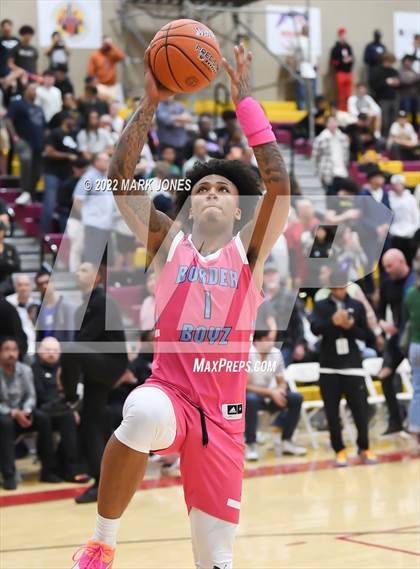 Thumbnail 2 in San Ysidro (CA) vs. Perry (AZ) - (Hoophall West) - Warmups and Intros photogallery.