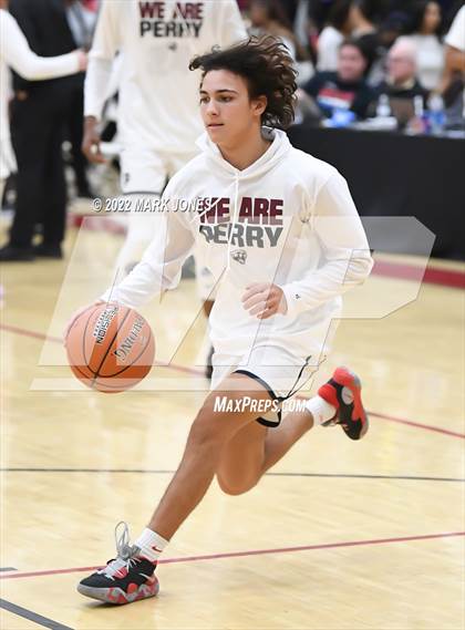 Thumbnail 2 in San Ysidro (CA) vs. Perry (AZ) - (Hoophall West) - Warmups and Intros photogallery.