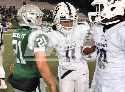 Thumbnail 2 in De La Salle vs. St. John Bosco (CIF State Open Division Final) photogallery.