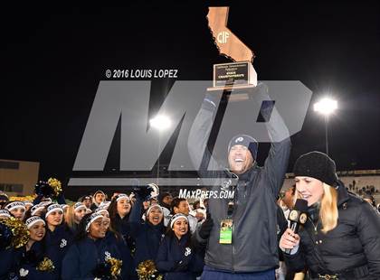 Thumbnail 2 in De La Salle vs. St. John Bosco (CIF State Open Division Final) photogallery.