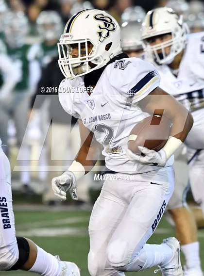 Thumbnail 2 in De La Salle vs. St. John Bosco (CIF State Open Division Final) photogallery.
