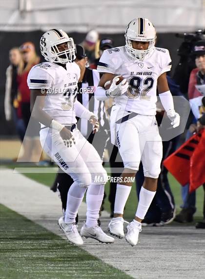 Thumbnail 2 in De La Salle vs. St. John Bosco (CIF State Open Division Final) photogallery.