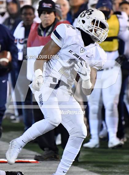 Thumbnail 2 in De La Salle vs. St. John Bosco (CIF State Open Division Final) photogallery.