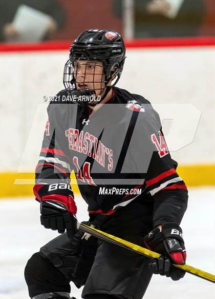 Thumbnail 1 in Winchednon vs. St. Sebastian's School (Kevin Mutch Torunament) photogallery.
