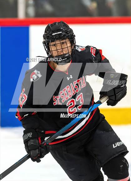 Thumbnail 2 in Winchednon vs. St. Sebastian's School (Kevin Mutch Torunament) photogallery.