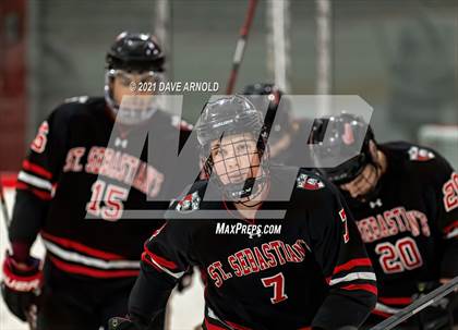 Thumbnail 2 in Winchednon vs. St. Sebastian's School (Kevin Mutch Torunament) photogallery.