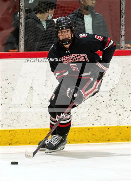Thumbnail 3 in Winchednon vs. St. Sebastian's School (Kevin Mutch Torunament) photogallery.