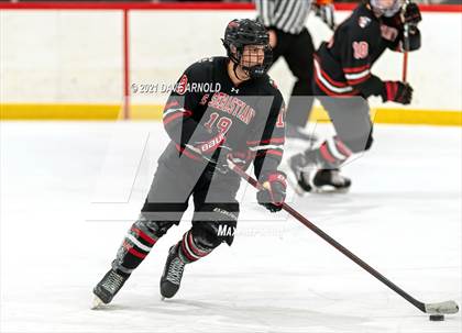 Thumbnail 2 in Winchednon vs. St. Sebastian's School (Kevin Mutch Torunament) photogallery.