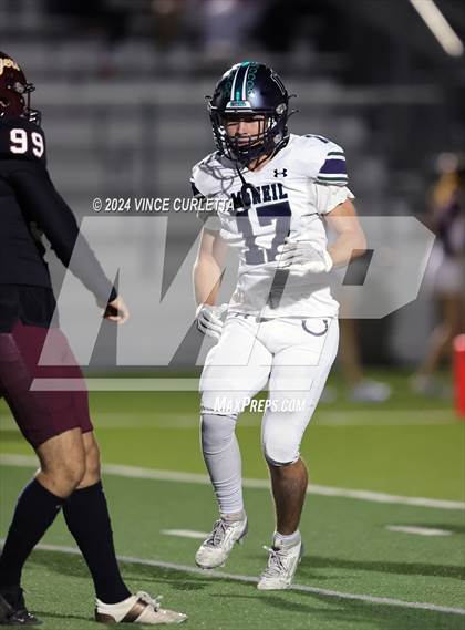 Thumbnail 2 in McNeil @ Dripping Springs (UIL 6A Bi-District Football Playoff) photogallery.