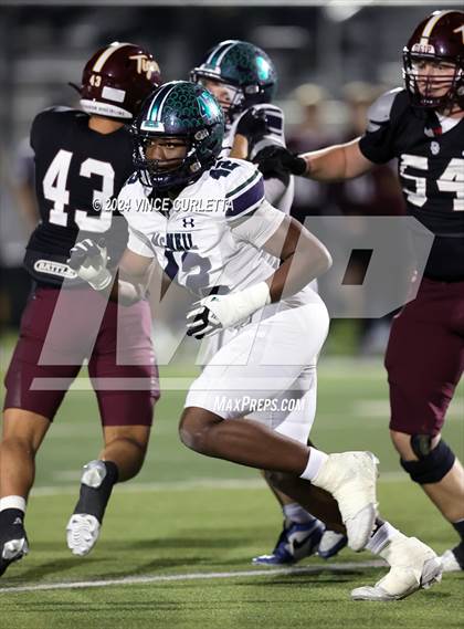 Thumbnail 1 in McNeil @ Dripping Springs (UIL 6A Bi-District Football Playoff) photogallery.