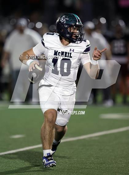 Thumbnail 1 in McNeil @ Dripping Springs (UIL 6A Bi-District Football Playoff) photogallery.