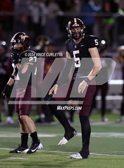 Thumbnail 2 in McNeil @ Dripping Springs (UIL 6A Bi-District Football Playoff) photogallery.