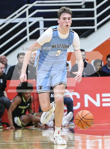 Thumbnail 3 in Prolific Prep vs. Westtown (Spalding Hoophall Classic) photogallery.