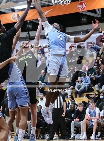Thumbnail 2 in Prolific Prep vs. Westtown (Spalding Hoophall Classic) photogallery.