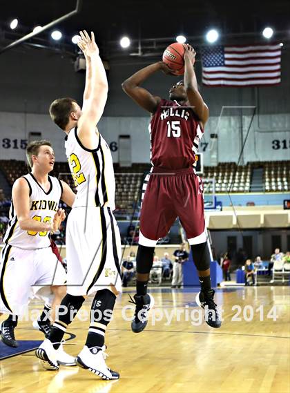 Thumbnail 3 in Kiowa vs. Hollis (OSSAA Class A Semifinal) photogallery.