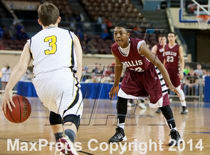 Thumbnail 3 in Kiowa vs. Hollis (OSSAA Class A Semifinal) photogallery.