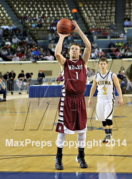 Thumbnail 2 in Kiowa vs. Hollis (OSSAA Class A Semifinal) photogallery.