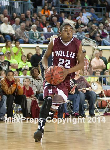 Thumbnail 3 in Kiowa vs. Hollis (OSSAA Class A Semifinal) photogallery.