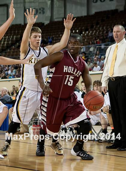 Thumbnail 3 in Kiowa vs. Hollis (OSSAA Class A Semifinal) photogallery.