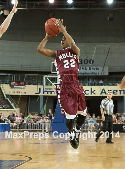Thumbnail 2 in Kiowa vs. Hollis (OSSAA Class A Semifinal) photogallery.