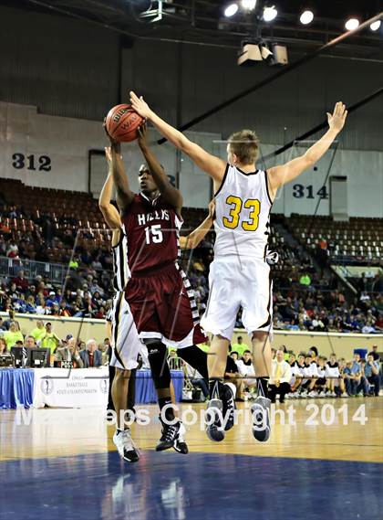 Thumbnail 1 in Kiowa vs. Hollis (OSSAA Class A Semifinal) photogallery.