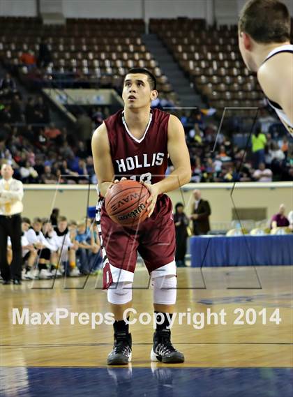 Thumbnail 1 in Kiowa vs. Hollis (OSSAA Class A Semifinal) photogallery.