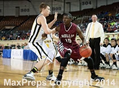Thumbnail 2 in Kiowa vs. Hollis (OSSAA Class A Semifinal) photogallery.