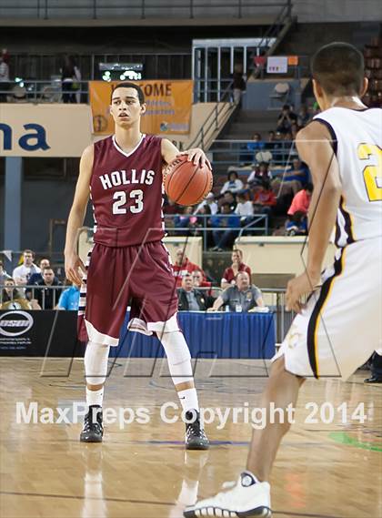 Thumbnail 1 in Kiowa vs. Hollis (OSSAA Class A Semifinal) photogallery.