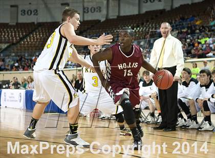 Thumbnail 1 in Kiowa vs. Hollis (OSSAA Class A Semifinal) photogallery.
