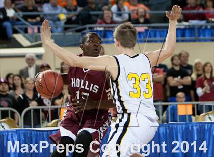 Thumbnail 3 in Kiowa vs. Hollis (OSSAA Class A Semifinal) photogallery.