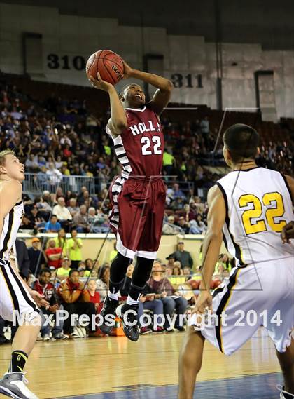 Thumbnail 1 in Kiowa vs. Hollis (OSSAA Class A Semifinal) photogallery.
