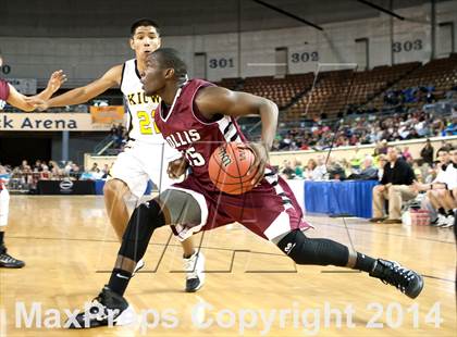 Thumbnail 2 in Kiowa vs. Hollis (OSSAA Class A Semifinal) photogallery.