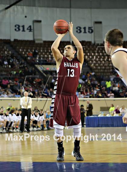 Thumbnail 2 in Kiowa vs. Hollis (OSSAA Class A Semifinal) photogallery.