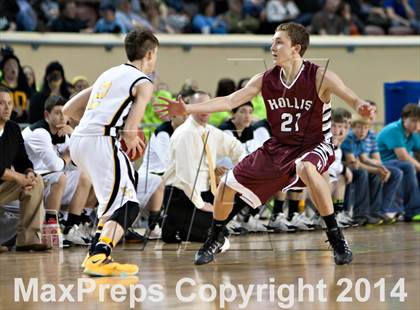 Thumbnail 1 in Kiowa vs. Hollis (OSSAA Class A Semifinal) photogallery.