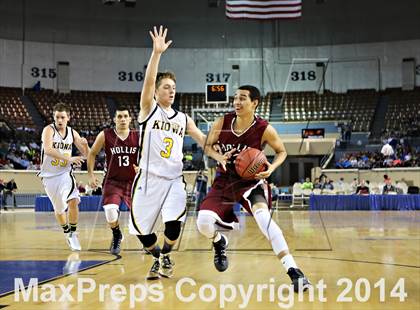 Thumbnail 3 in Kiowa vs. Hollis (OSSAA Class A Semifinal) photogallery.