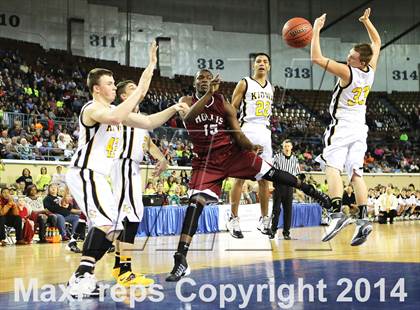 Thumbnail 2 in Kiowa vs. Hollis (OSSAA Class A Semifinal) photogallery.