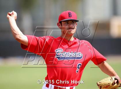 Thumbnail 1 in Tucson High Magnet School vs Benson (Lancer Baseball Classic) photogallery.