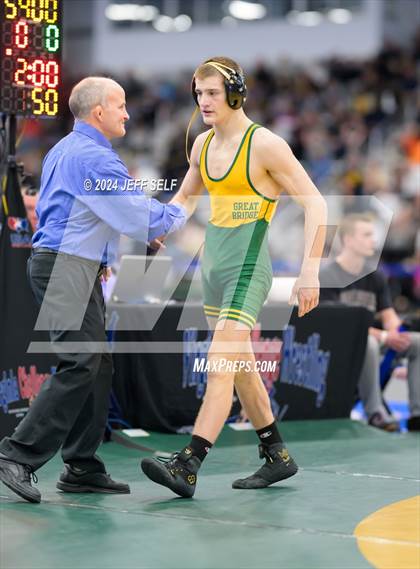 Thumbnail 3 in VHSL Class 5 State Championships 144lbs Final photogallery.