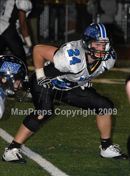 Thumbnail 1 in Lincoln-Way East @ O'Fallon (IHSA Class 7A Playoffs) photogallery.