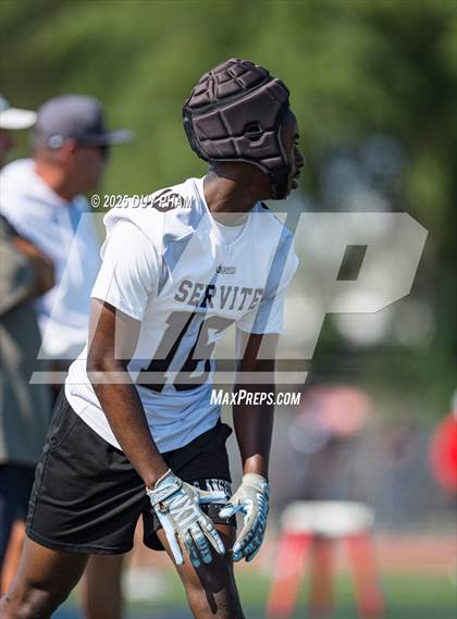 Thumbnail 1 in Carlsbad vs Servite (7 on 7 Brave 8 Invitational) photogallery.
