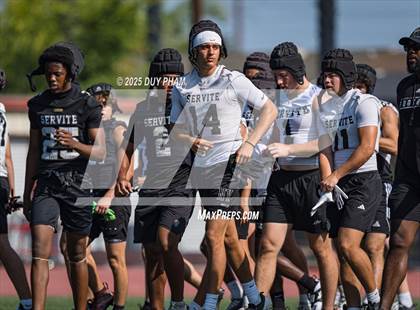 Thumbnail 2 in Carlsbad vs Servite (7 on 7 Brave 8 Invitational) photogallery.