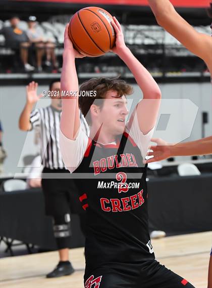 Thumbnail 3 in O'Connor vs Boulder Creek - Section 7 Basketball Tournament photogallery.