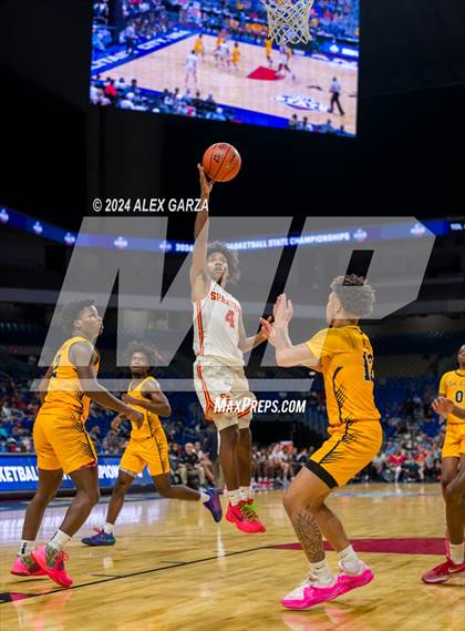 Thumbnail 3 in Stafford vs Oak Cliff Faith Family Academy (UIL 4A Basketball Semifinal) photogallery.