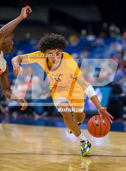 Thumbnail 1 in Stafford vs Oak Cliff Faith Family Academy (UIL 4A Basketball Semifinal) photogallery.