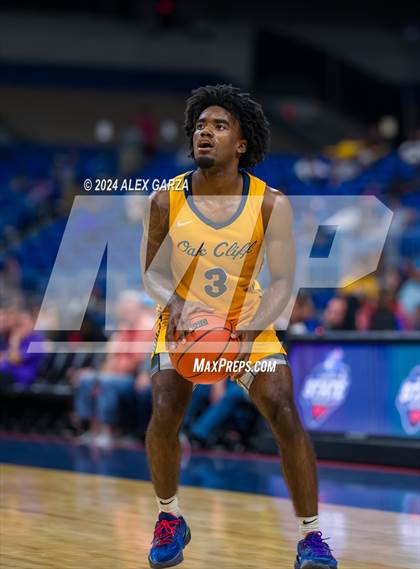 Thumbnail 3 in Stafford vs Oak Cliff Faith Family Academy (UIL 4A Basketball Semifinal) photogallery.